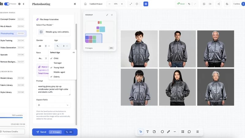Photo Shooting Interface